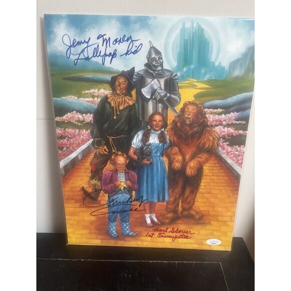 Wizard Of Oz - Cast Members Autographed Art - Picture 2 of 10